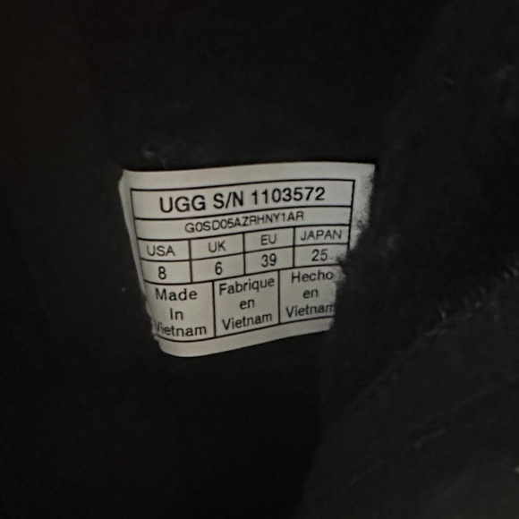 UGG Black Women’s Wilde Moto Boots with Buckle Detail - Picture 2 of 7